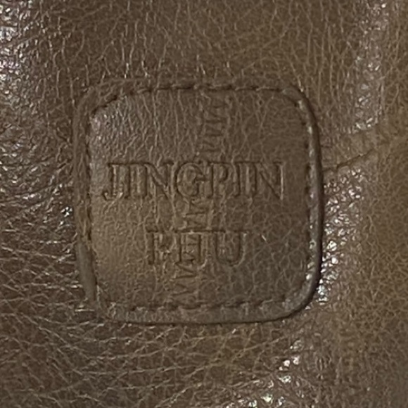 JINGPIN - MULTI TONE BROWN FAUX LEATHER BOHO STYLE - SHOULDER BAG / PURSE - S2 - Picture 4 of 15